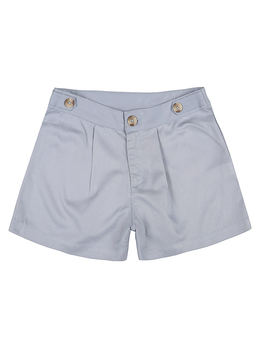 Cotton Pleated Shorts