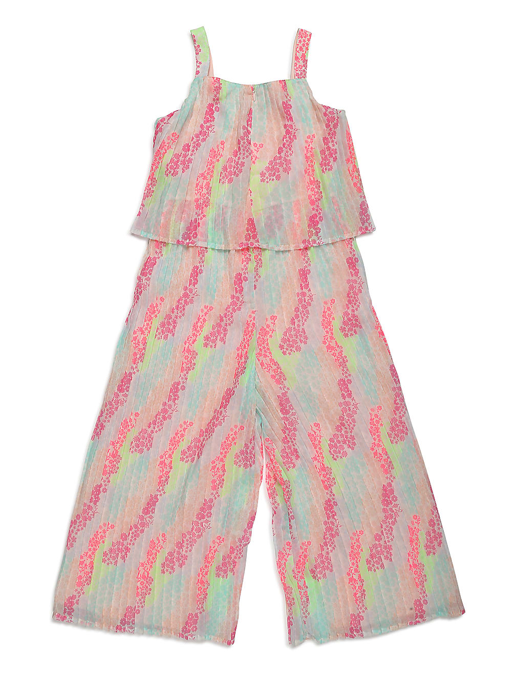 Floral Square Neck Jumpsuit