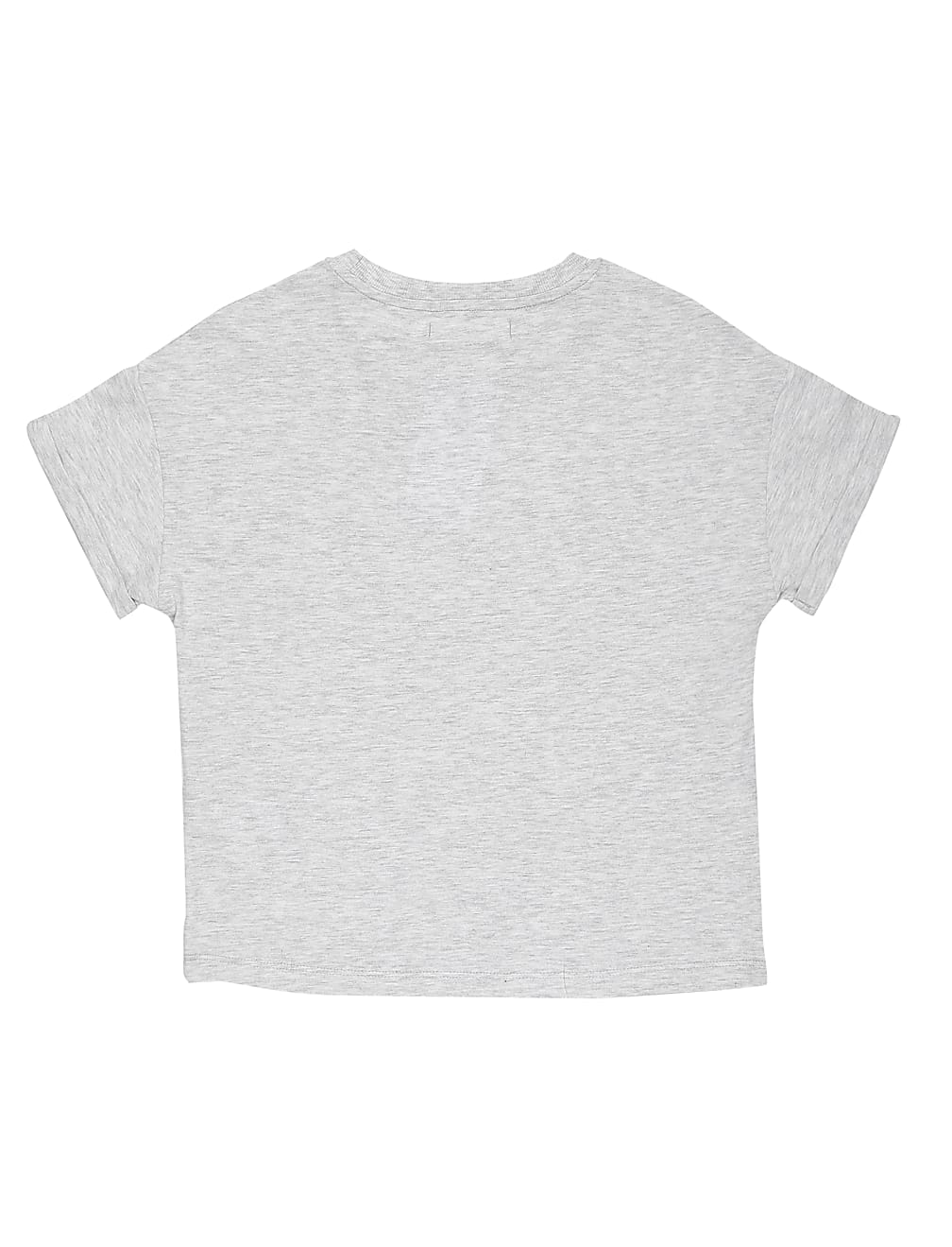 Cotton Mix Solid Round Neck Top