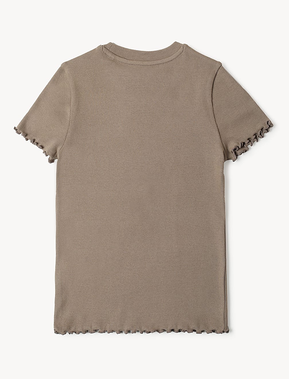 Cotton Mix Stripes Round Neck T-Shirt