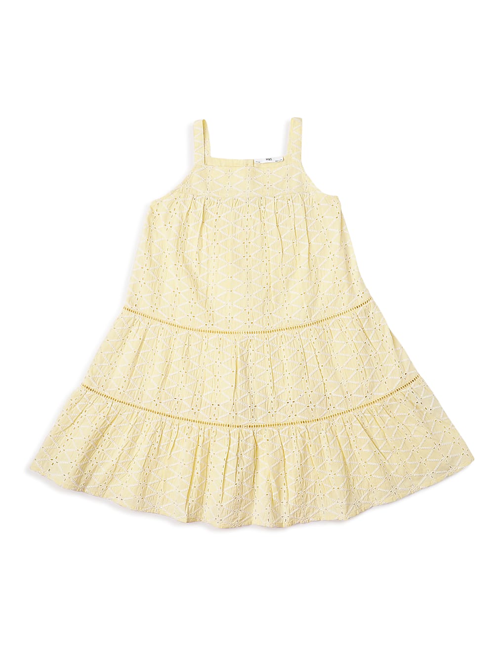 Pure Cotton Embroidered Square Neck Blouse