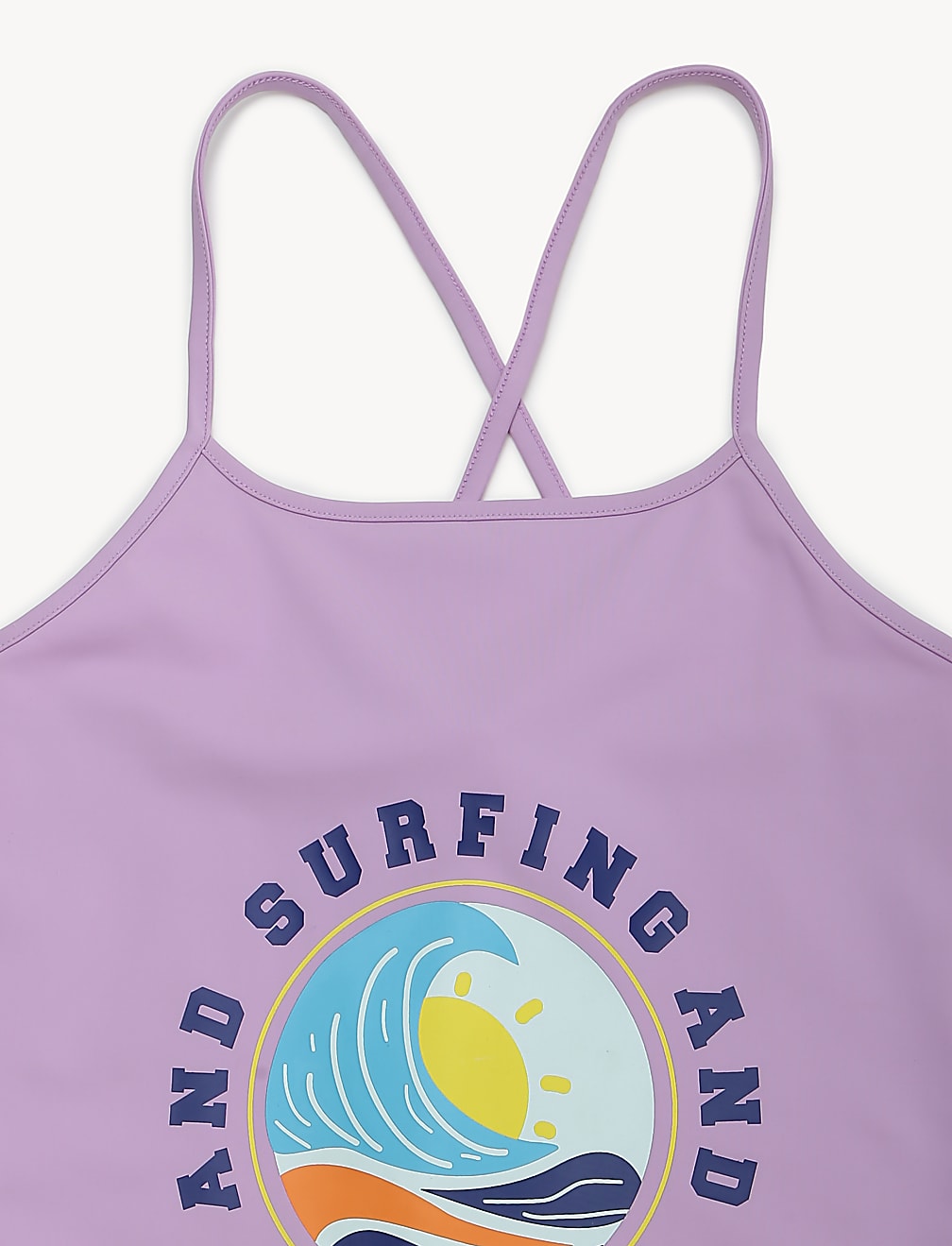Polyamide Blend Printed Swimsuit
