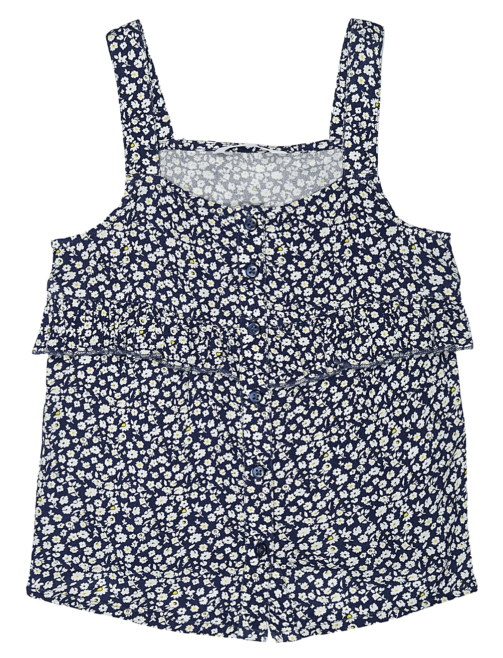 Pure Viscose Floral Shoulder Strap Top