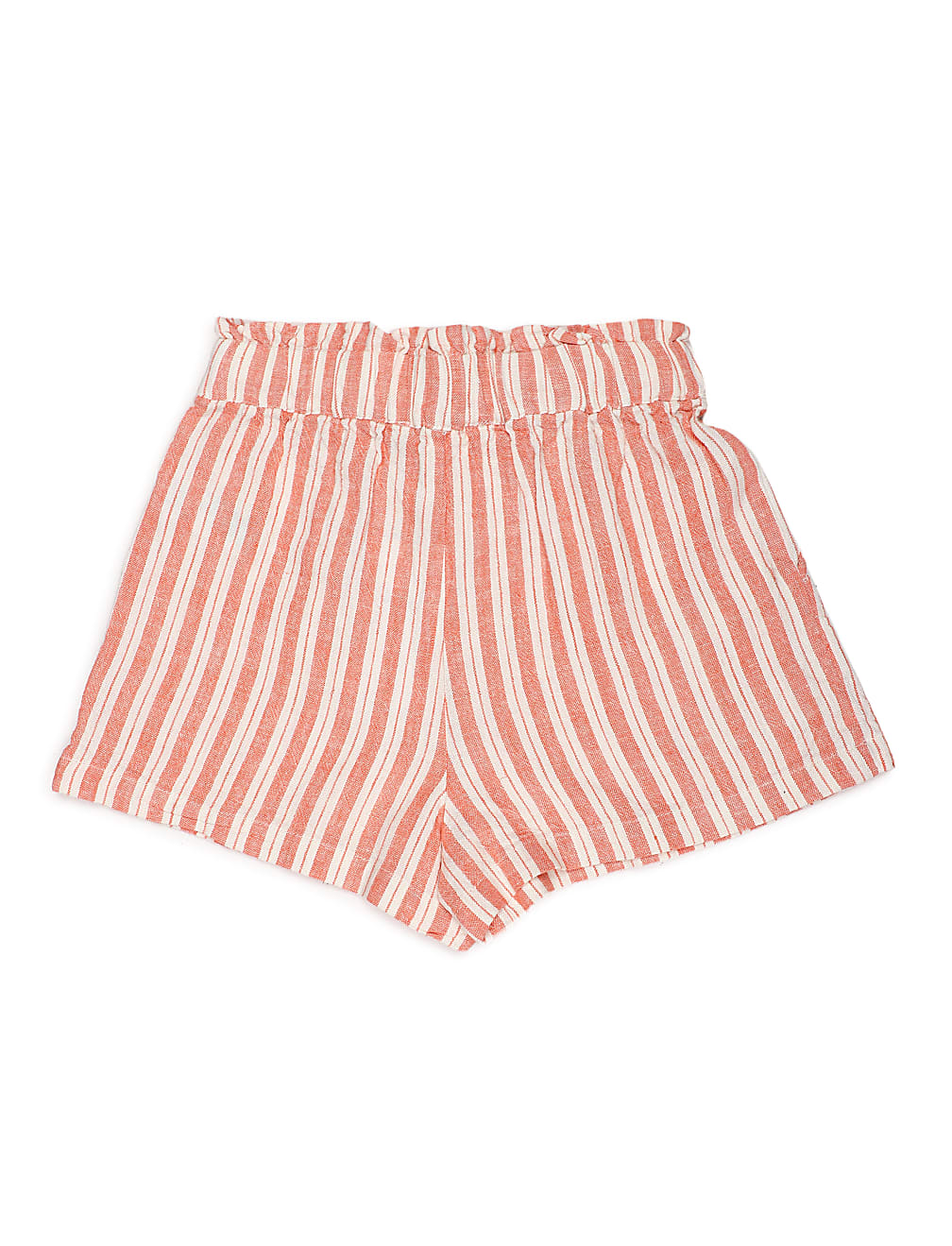 Flax Linen Mix Stripes Shorts