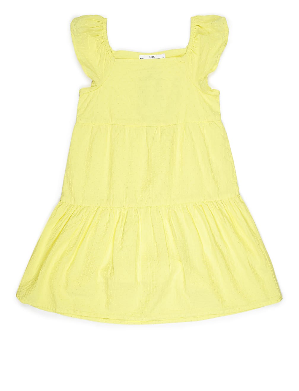 Tiered Embroidered Dress