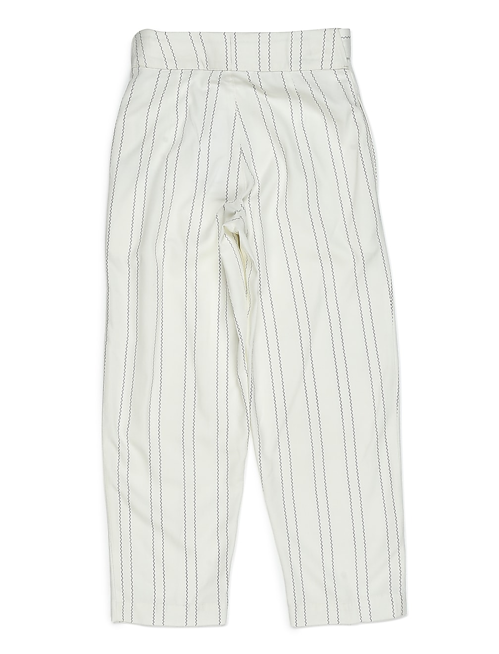 Pure Viscose Stripes Regular Fit Trouser