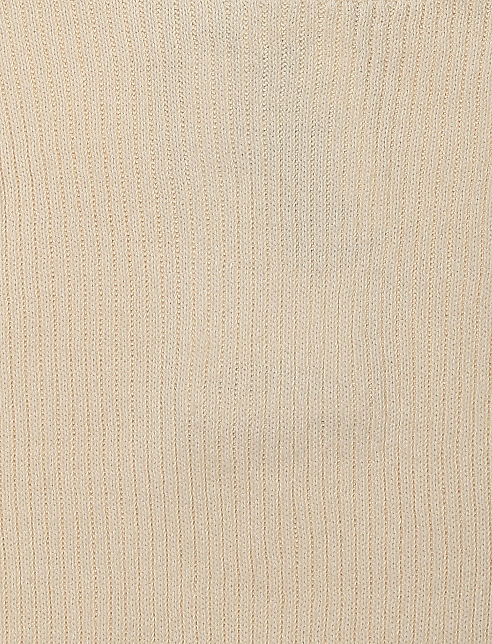 Pure Cotton Plain High Neck Sweater