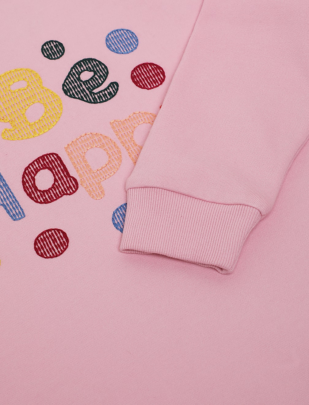 Cotton Mix Embroidered Hooded Dress