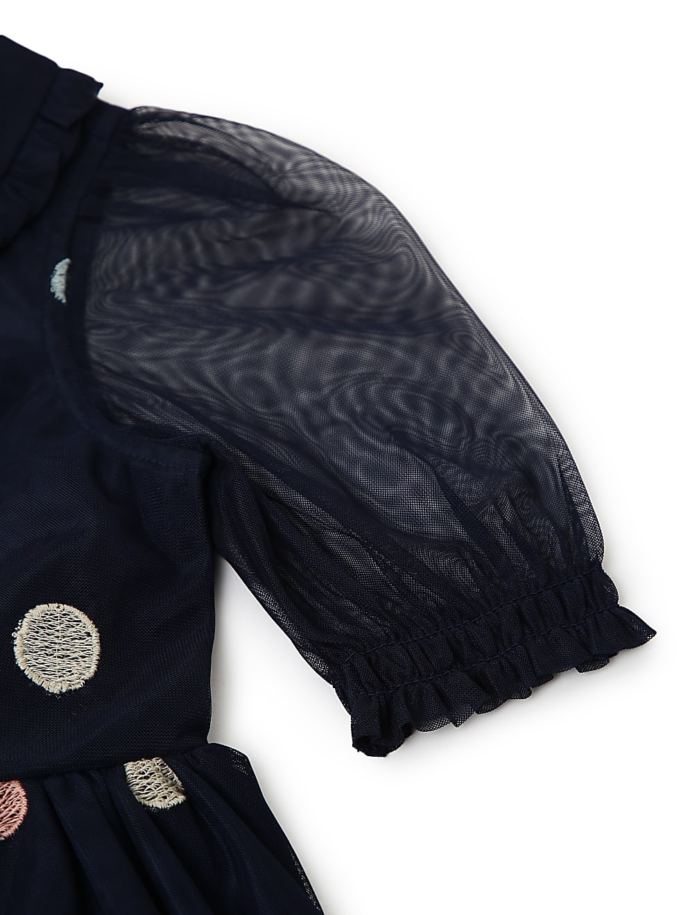 Embroidered Peter Pan Collar Dress