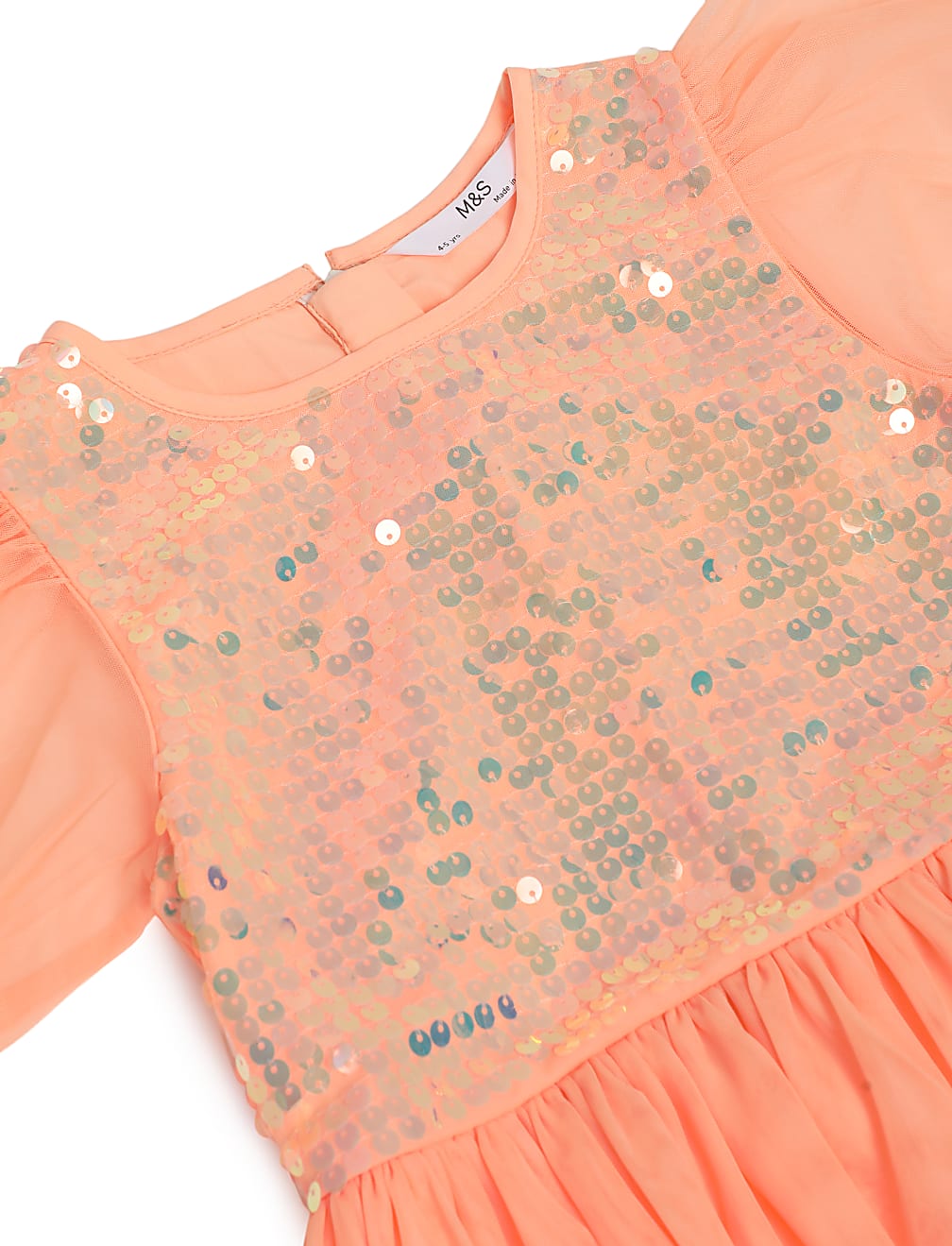 Sequined Round Neck Dress