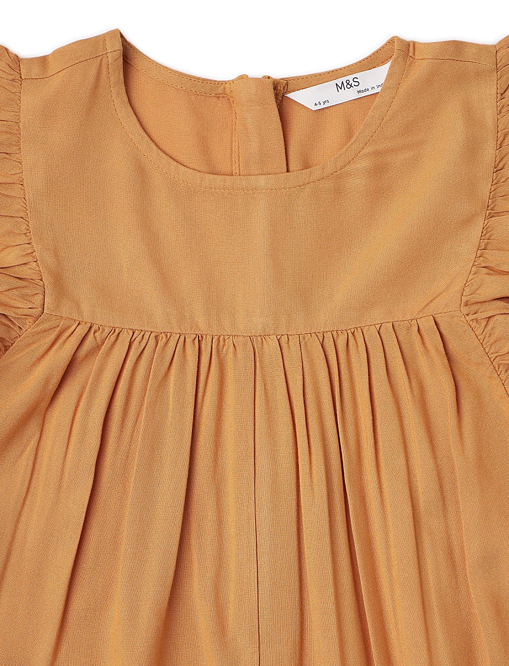 Pure Viscose Plain Round Neck Jumpsuit