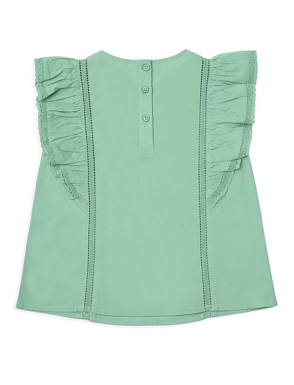 Pure Cotton Embroidered Round Neck Top