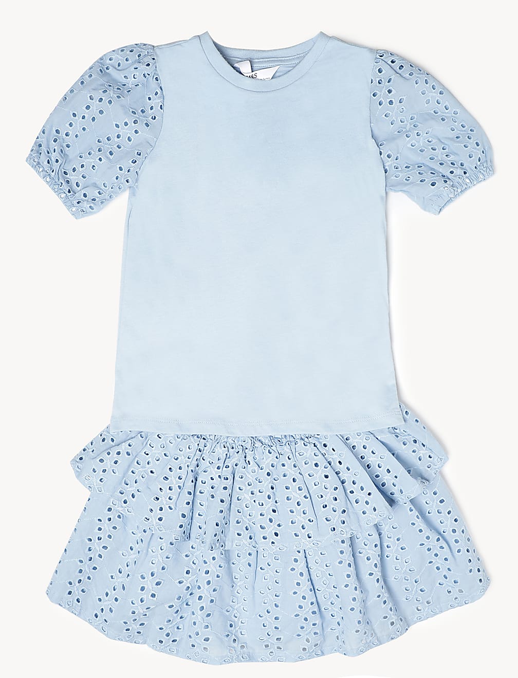 2pc Pure Cotton Top & Skirt Set