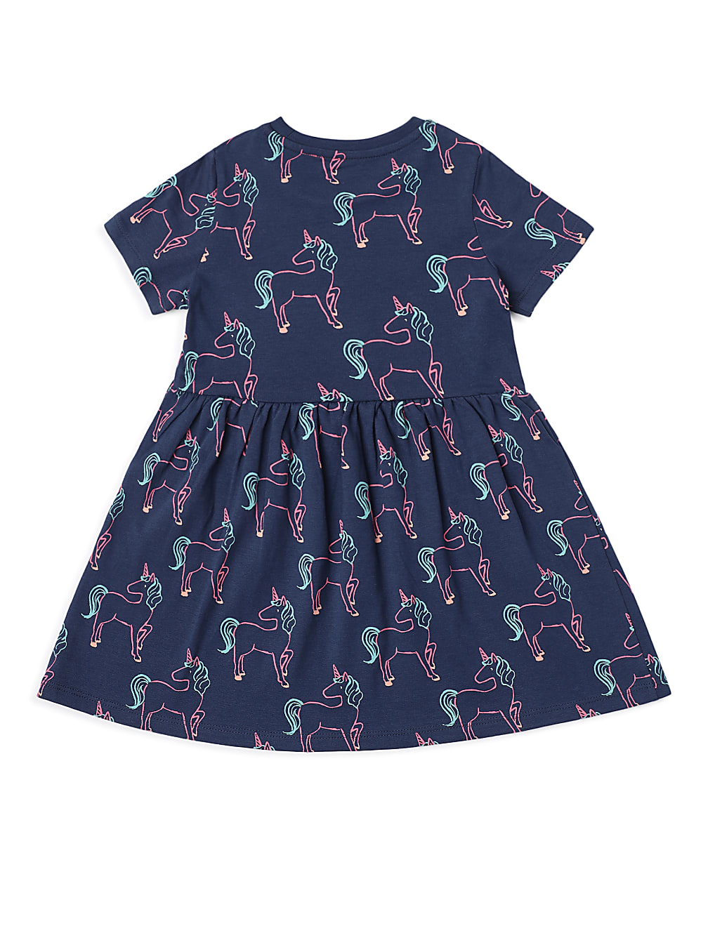 Pure Cotton Printed Round Neck Dress