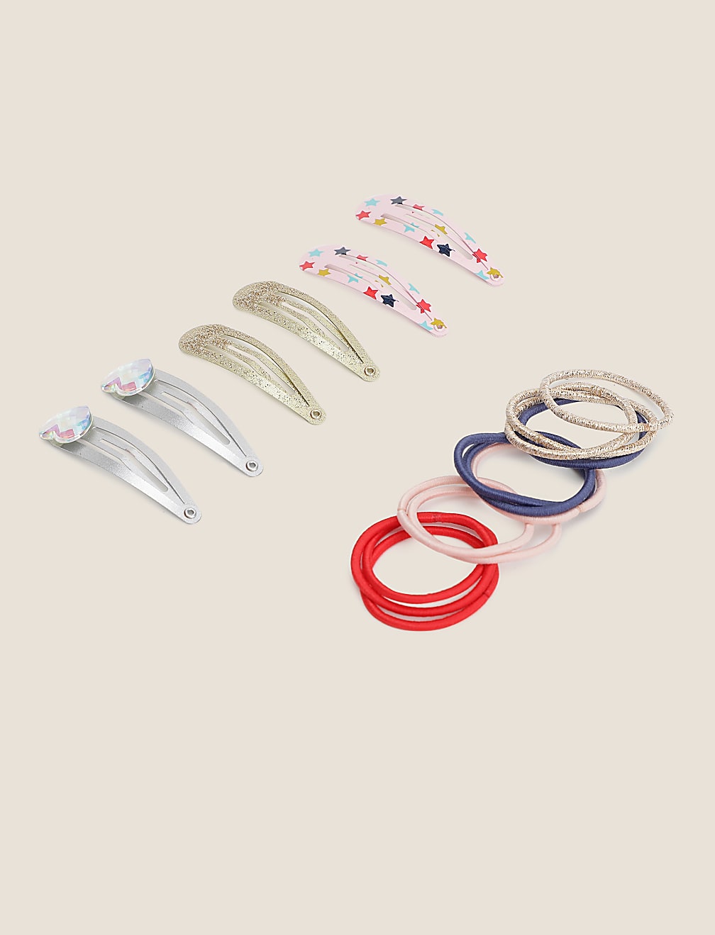 Girls Heart Hairbands & Clip