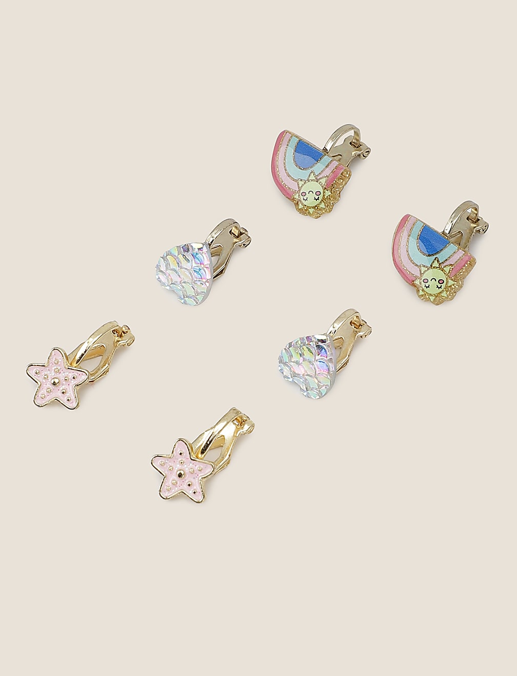 Girls Pack of 3 Earrings