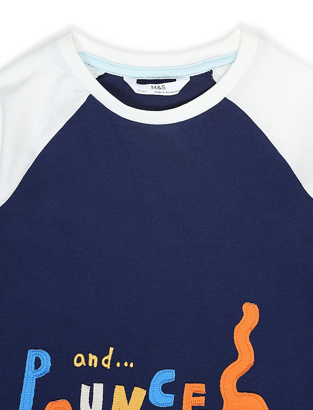 Pure Cotton Crew Neck Nightwear Set