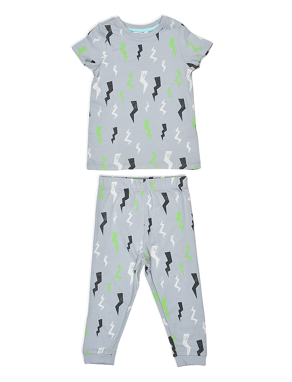 Pure Cotton Printed Round Neck Pyjama Set