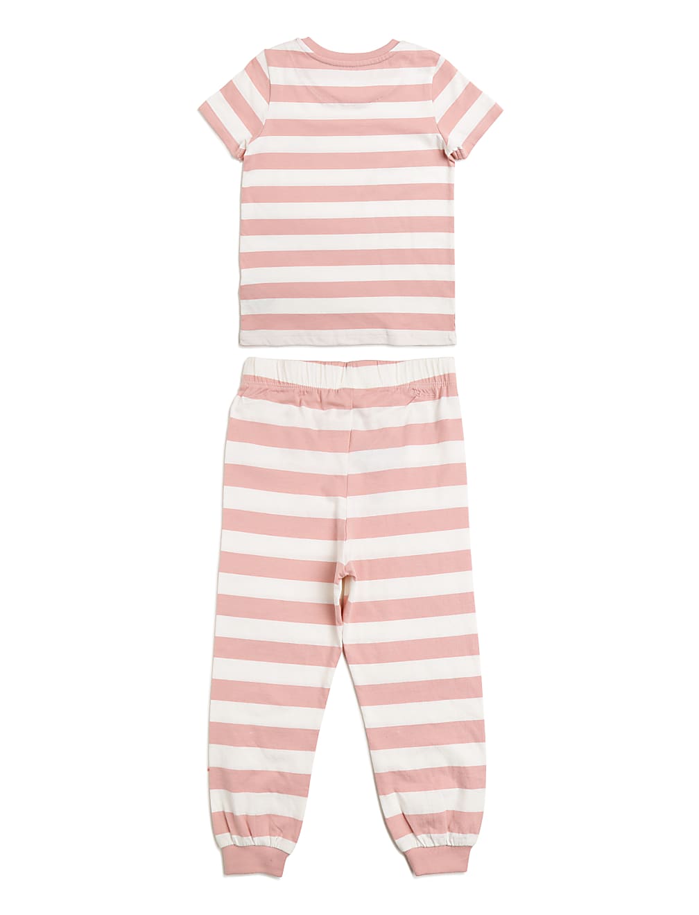 Pure Cotton Striped Crew Neck Pyjama Set