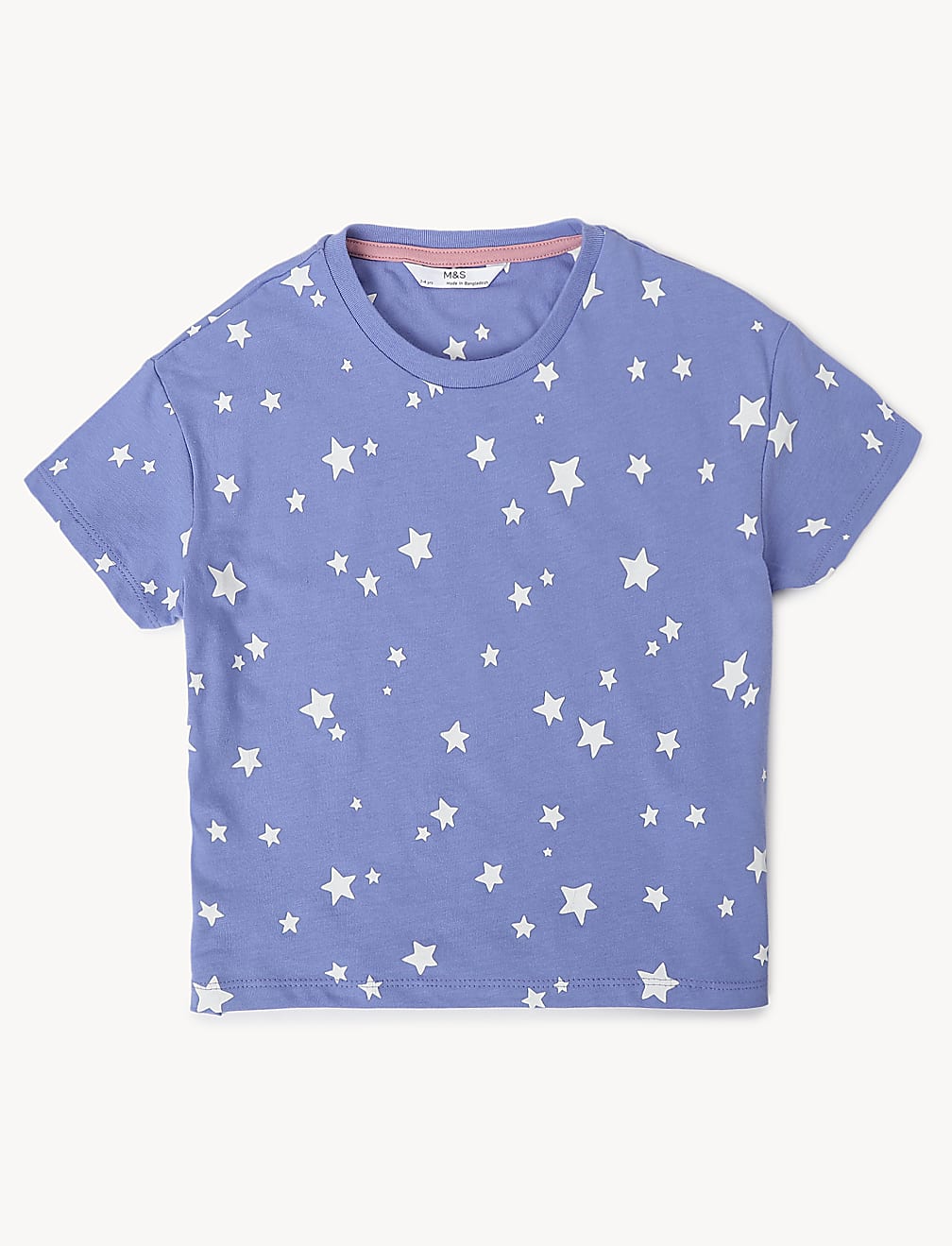 Pack of 2 Pure Cotton Printed Pajama Set