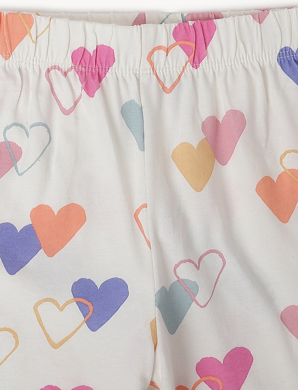 Pack of 2 Pure Cotton Printed Pajama Set