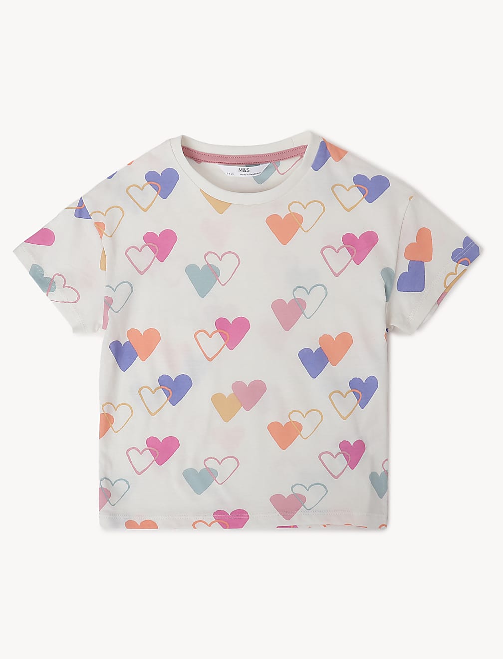 Pack of 2 Pure Cotton Printed Pajama Set