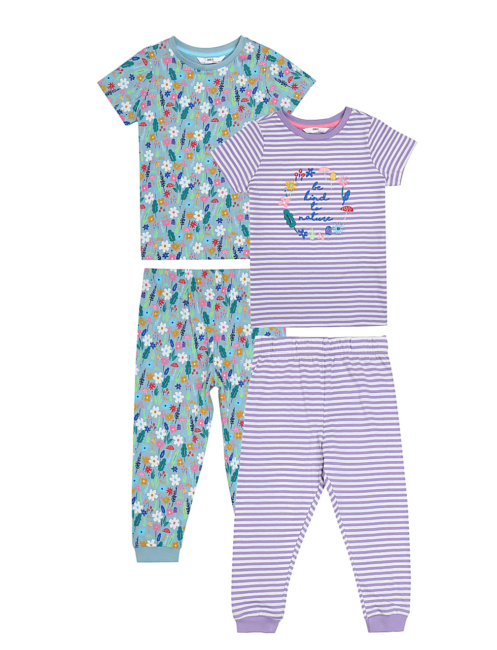 Pure Cotton Printed Night Suit Set of 2