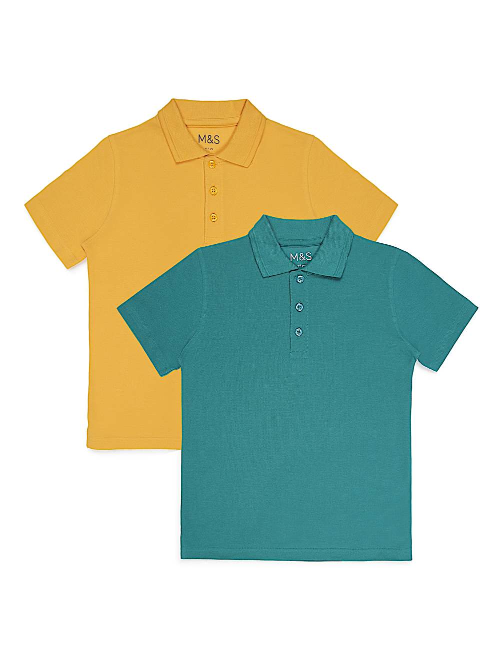 2 Pack Pure Cotton Plain T-Shirt