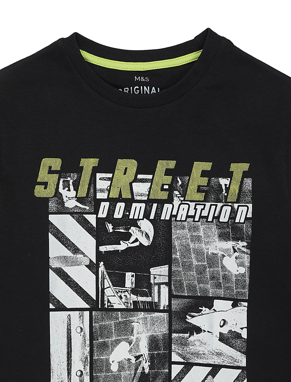 Pure Cotton Graphic Round Neck T-shirt