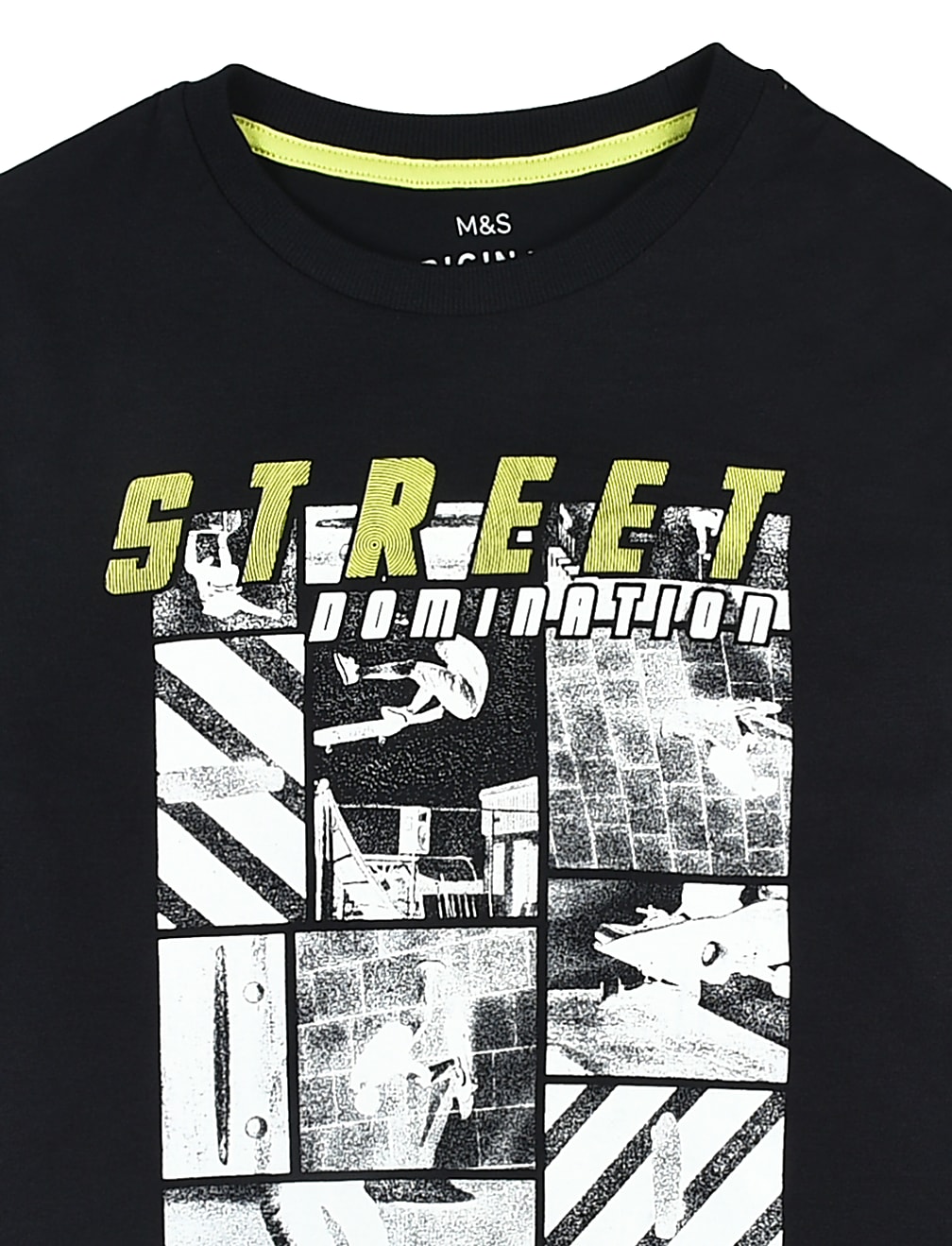 Pure Cotton Graphic Round Neck T-shirt