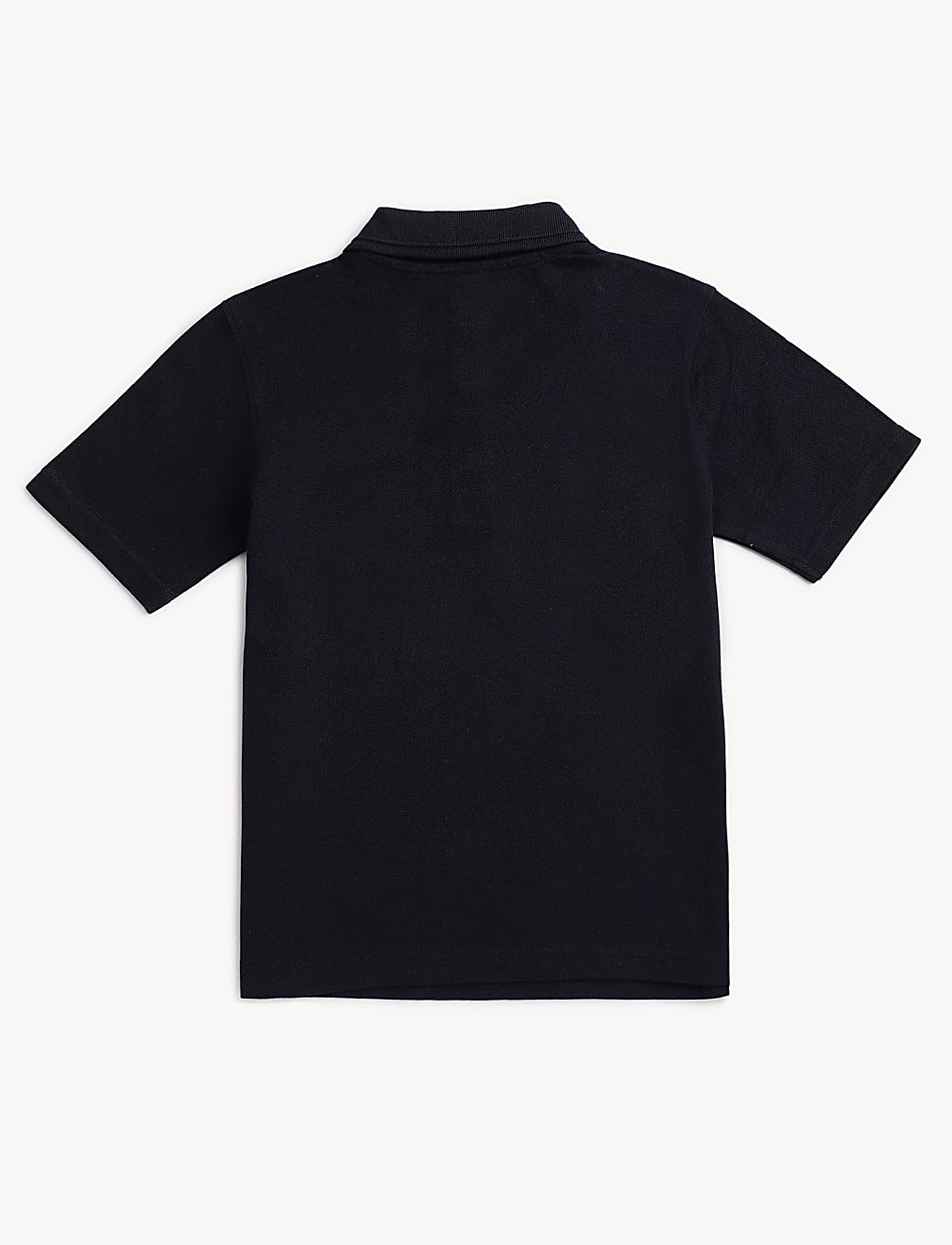 Pure Cotton Solid Polo T-Shirt