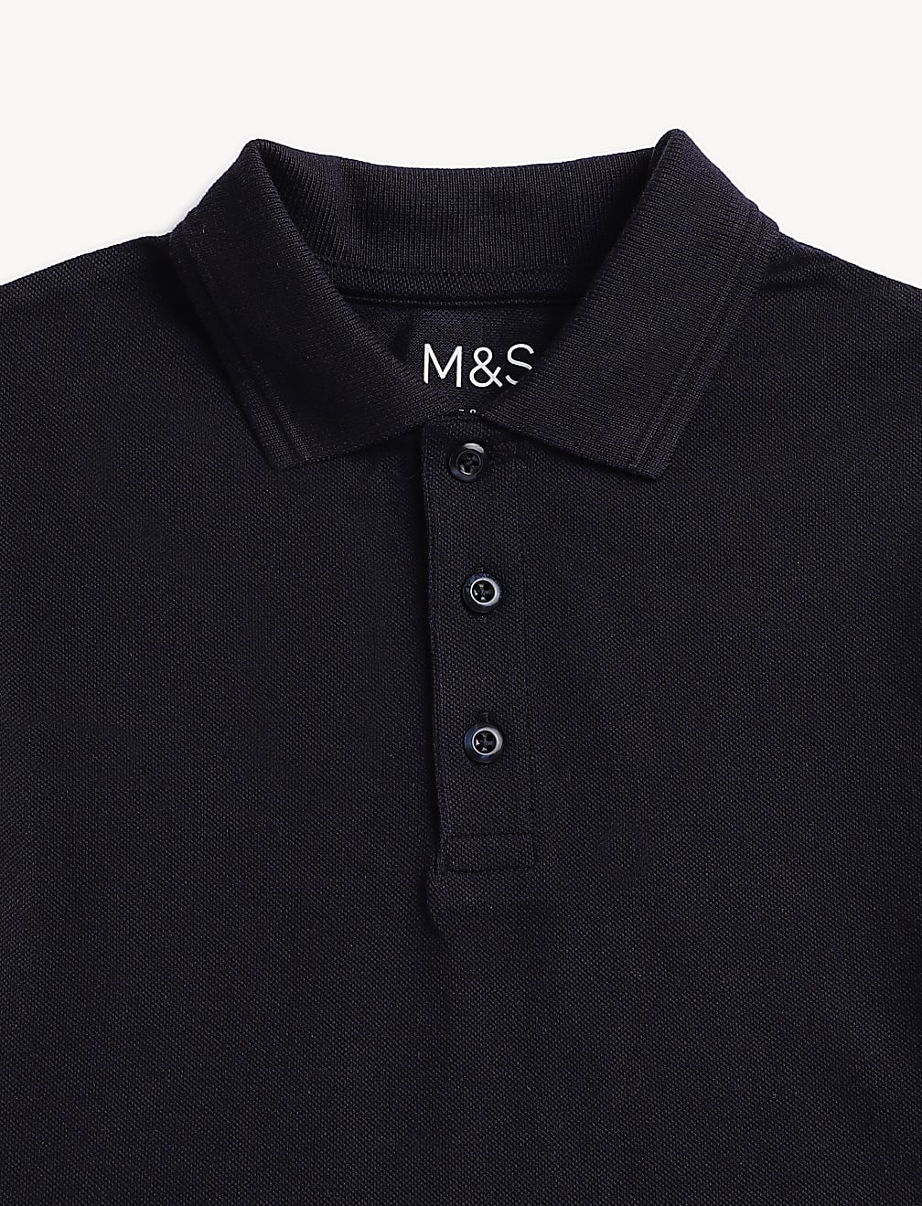 Pure Cotton Solid Polo T-Shirt