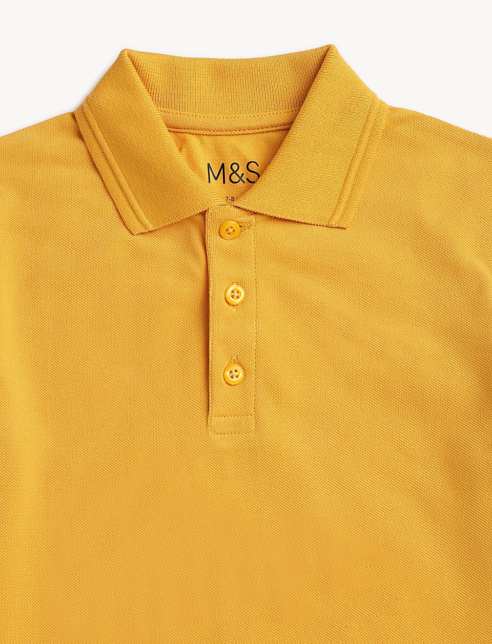 Pure Cotton Solid Polo T-Shirt