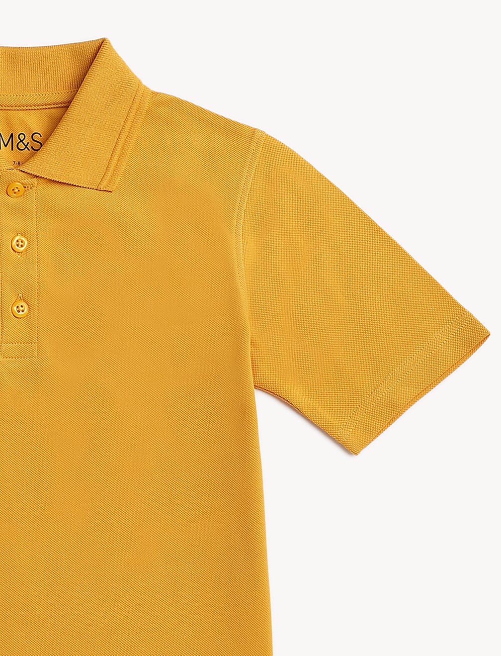 Pure Cotton Solid Polo T-Shirt