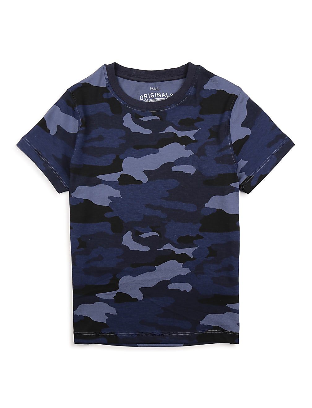 Pack of 5 Pure Cotton Crew Neck T-shirt