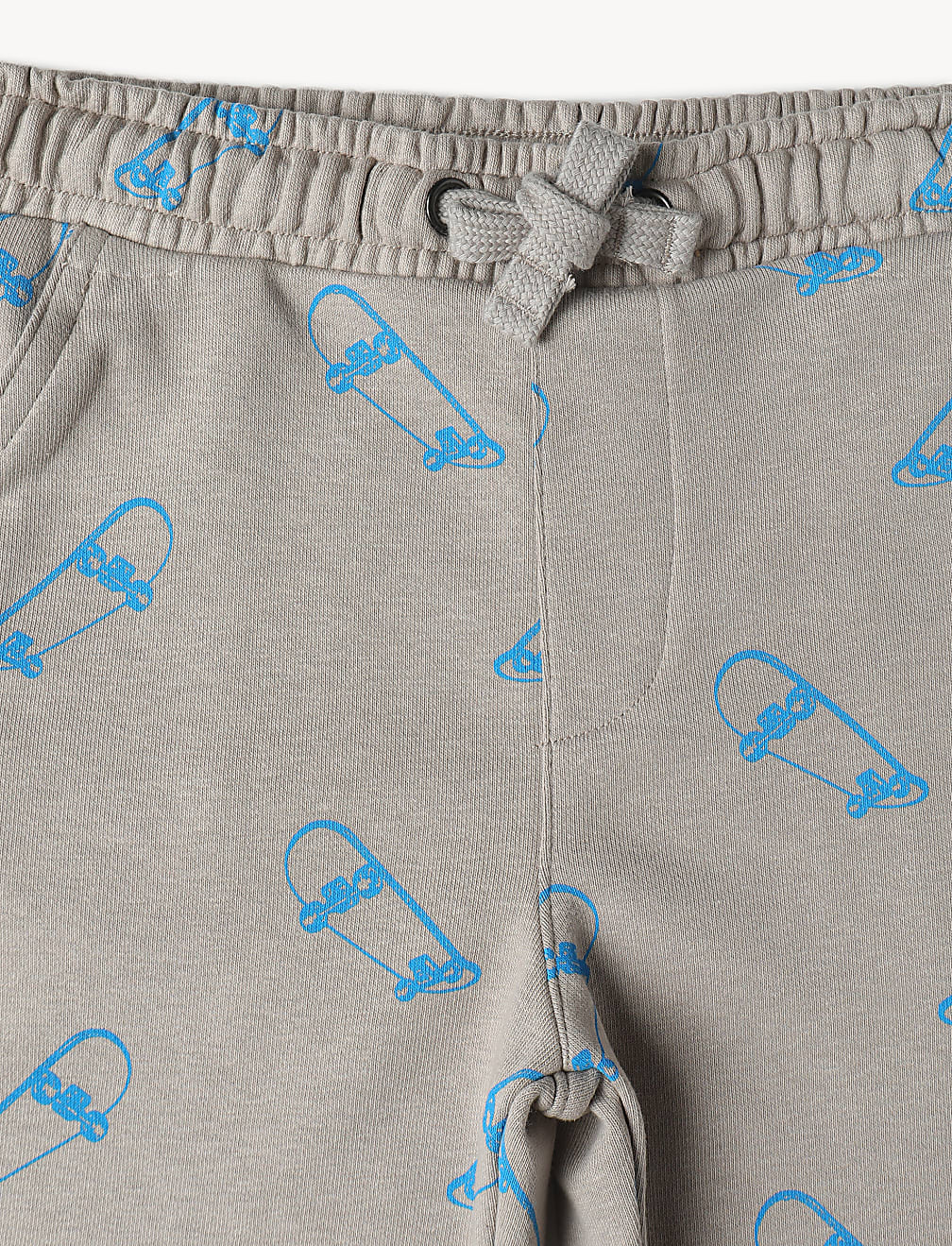 Cotton Mix Regular Fit Printed Shorts