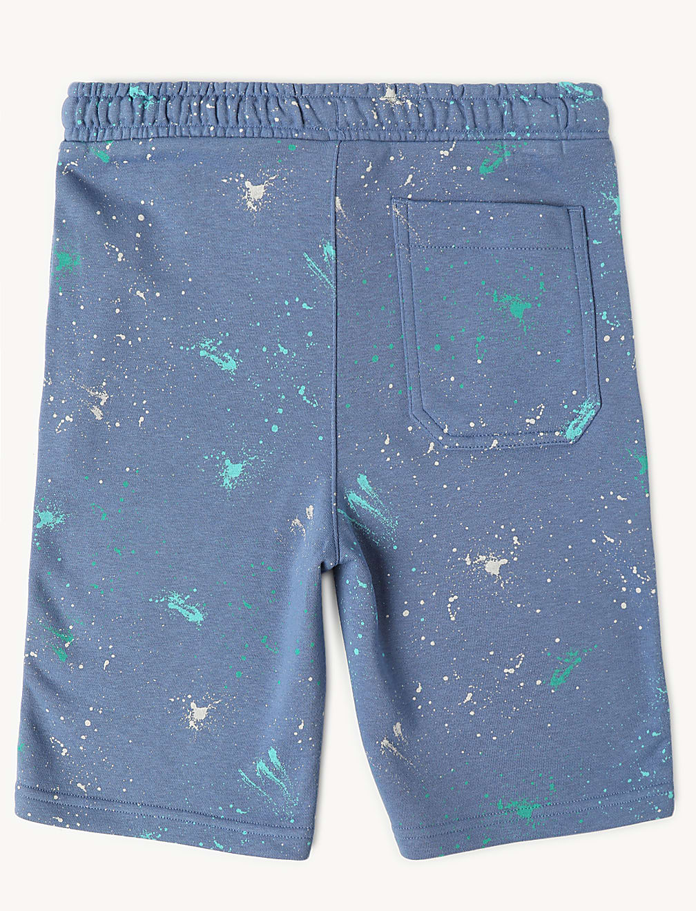Cotton Mix Regular Fit Printed Shorts