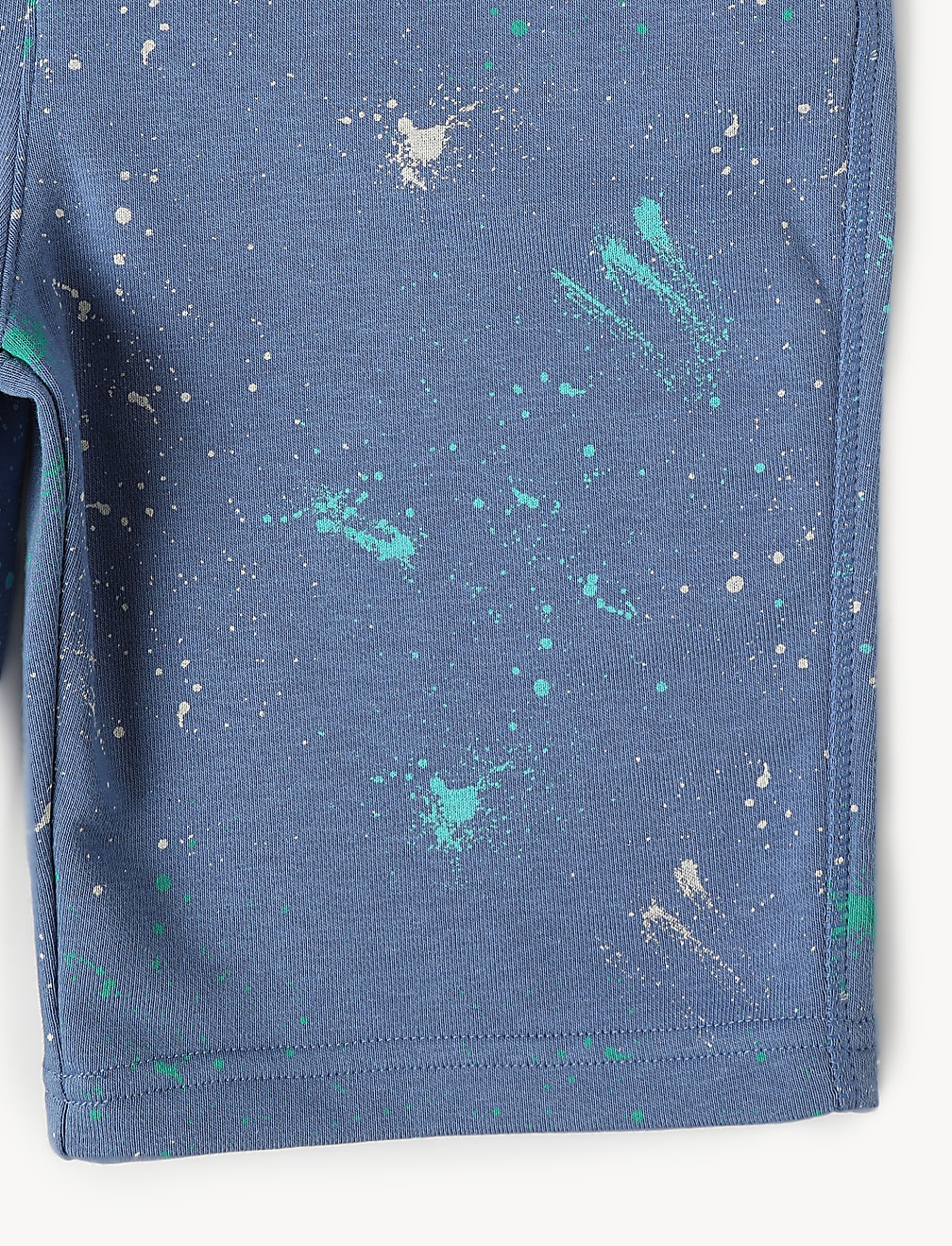 Cotton Mix Regular Fit Printed Shorts