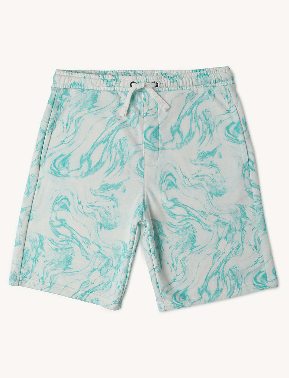 Cotton Mix Regular Fit Printed Shorts