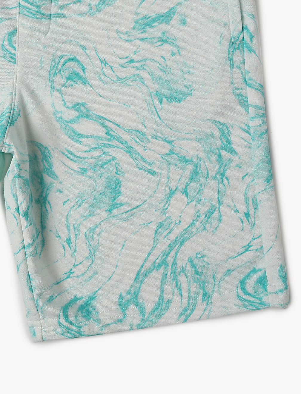 Cotton Mix Regular Fit Printed Shorts