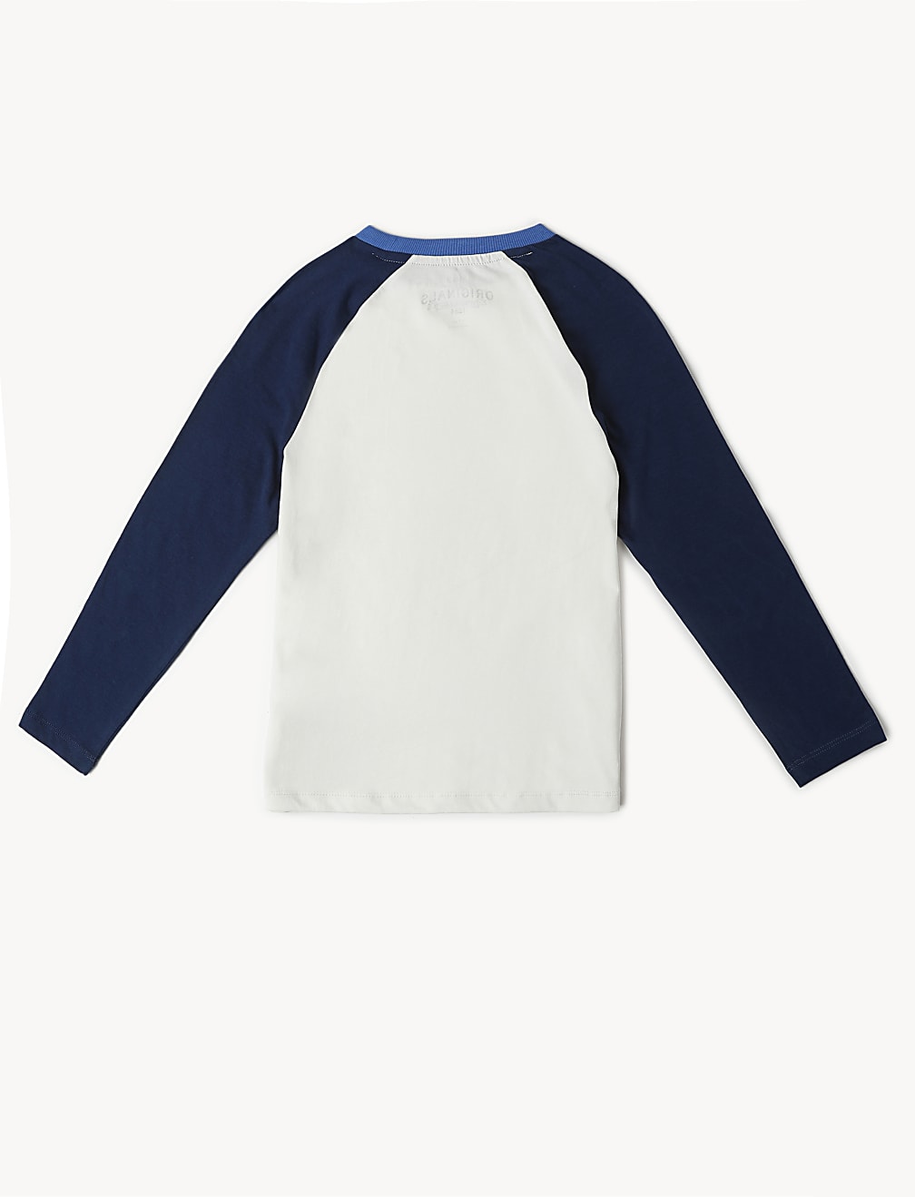 Pure Cotton Colorblocked Round Neck Top