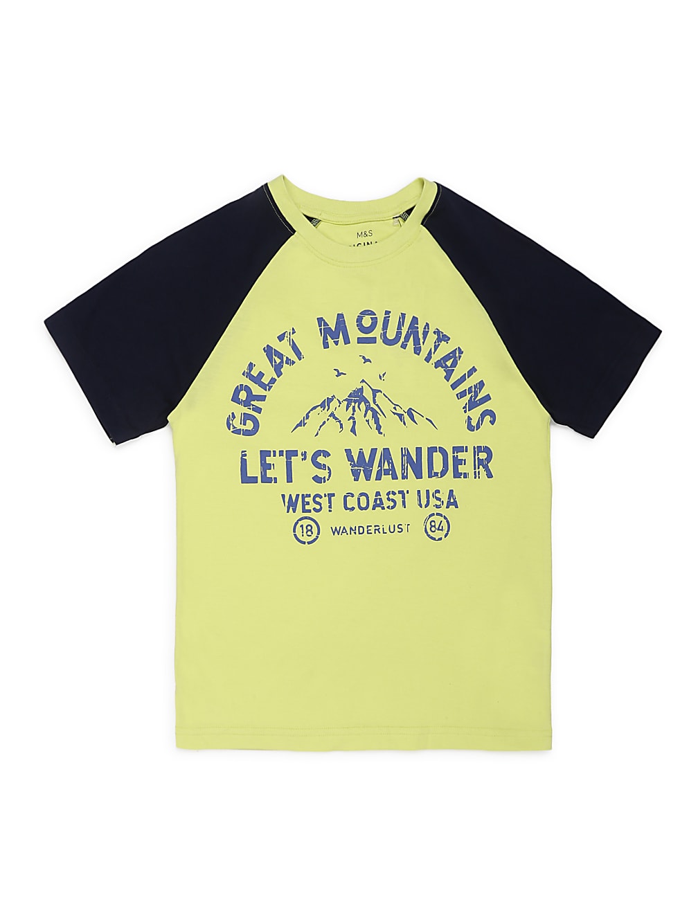 Pure Cotton Printed Crew Neck T-Shirt