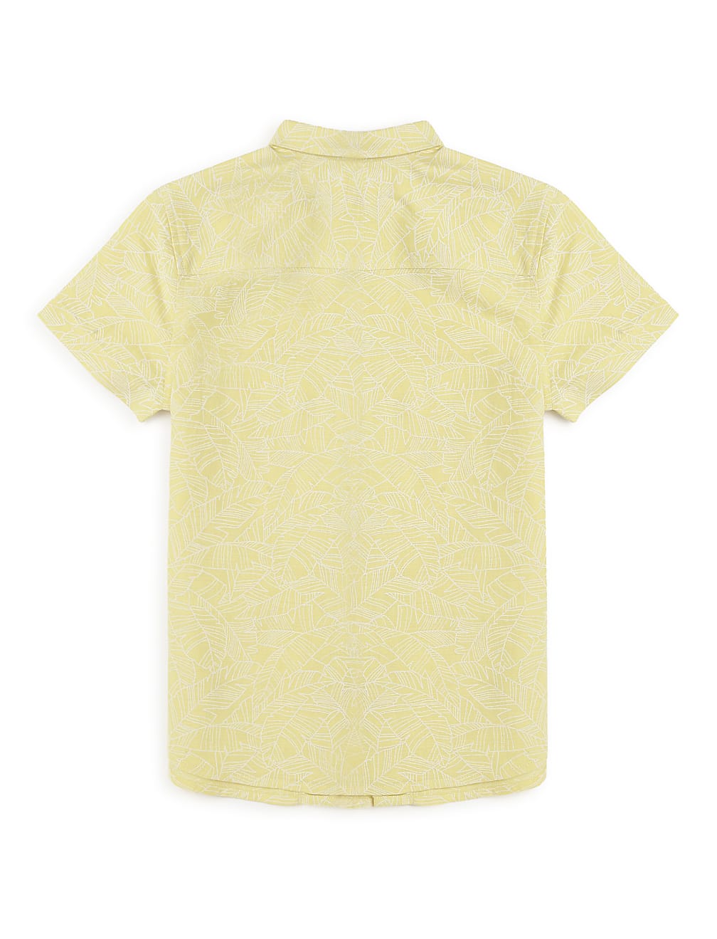 Linen Rich Tropical Print Shirt