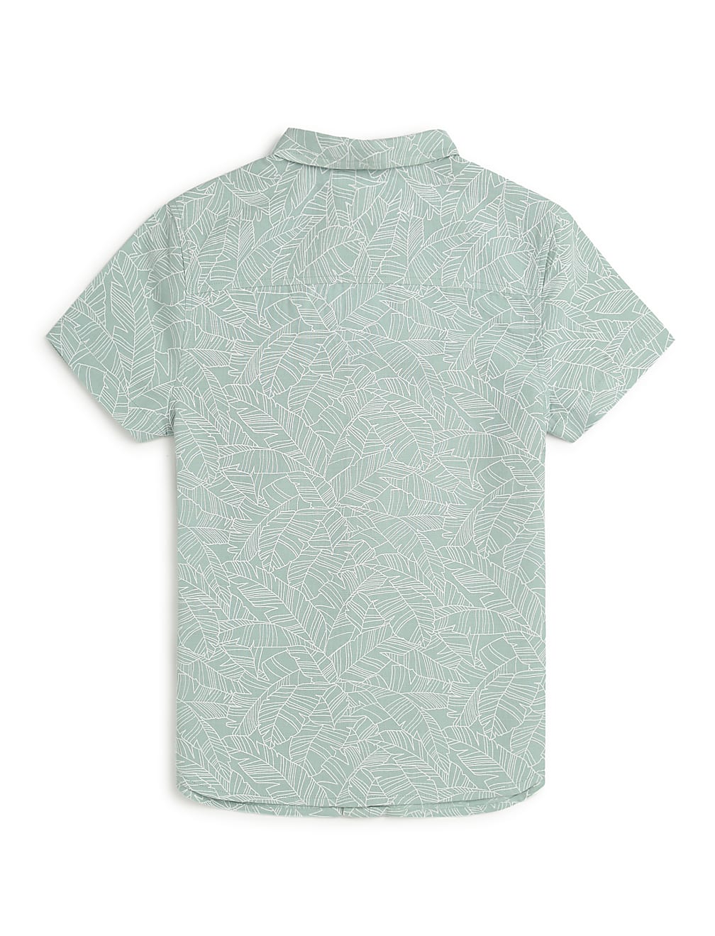 Linen Rich Tropical Print Shirt