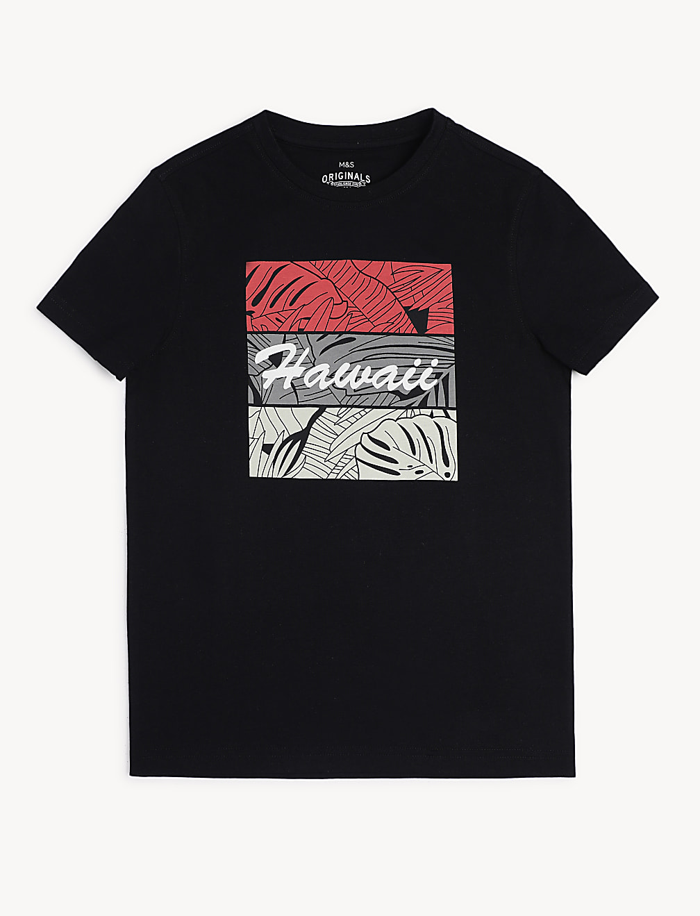 Pure Cotton Printed Round Neck T-Shirt