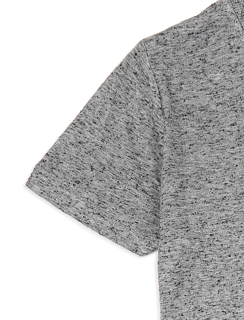 Viscose Mix Self Design Crew Neck T-shirt