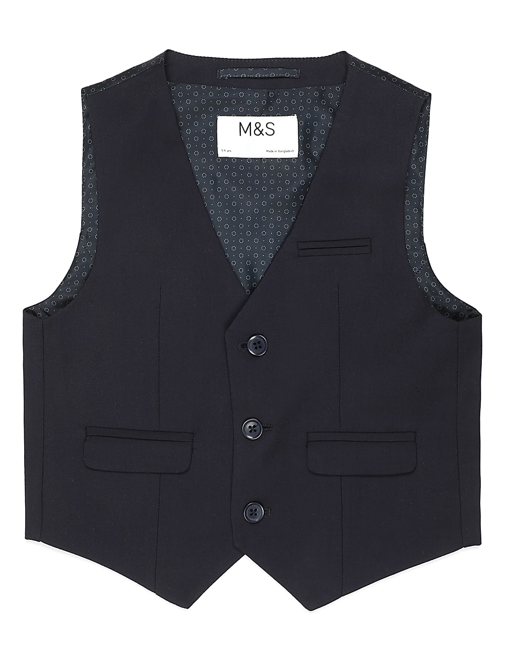 Plain V-Neck Waistcoat