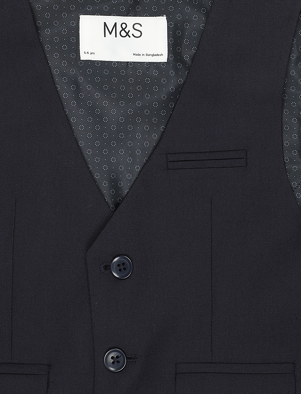 Plain V-Neck Waistcoat
