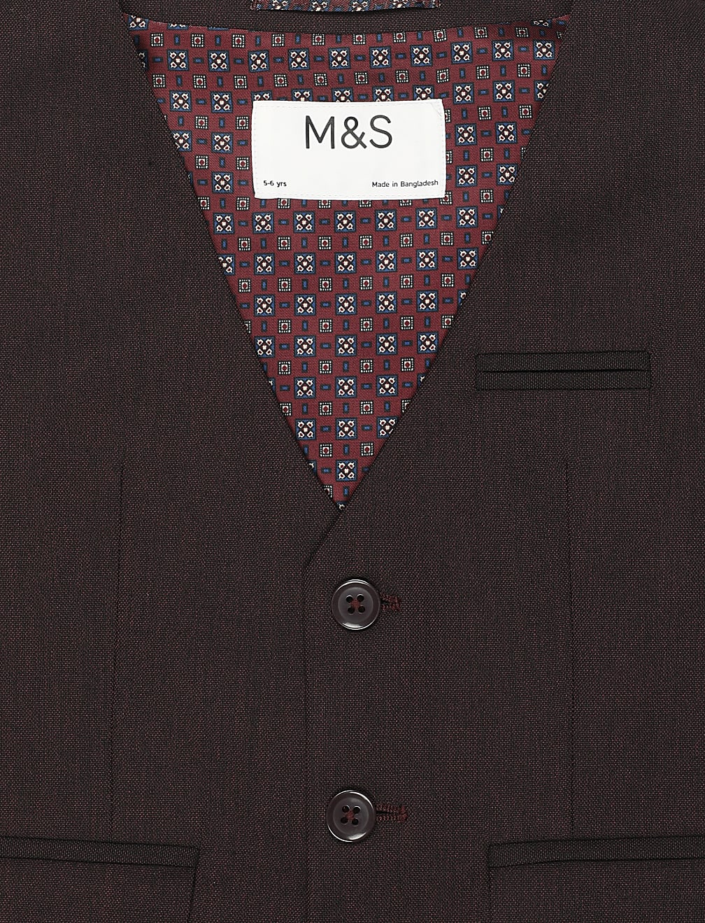 Plain V-Neck Waistcoat