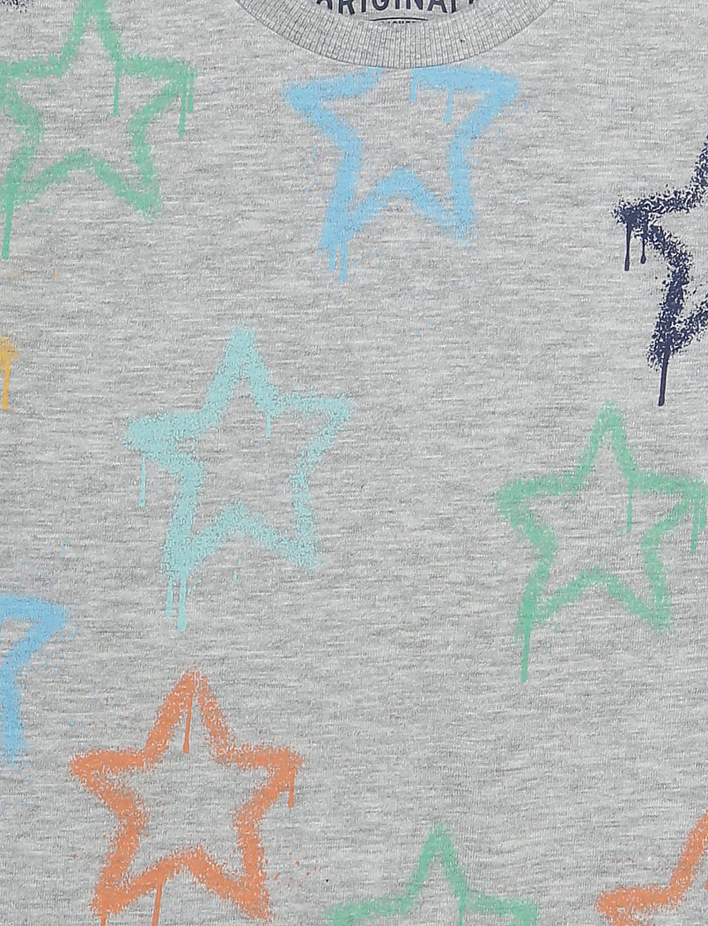 Cotton Mix Printed Crew Neck T-shirt